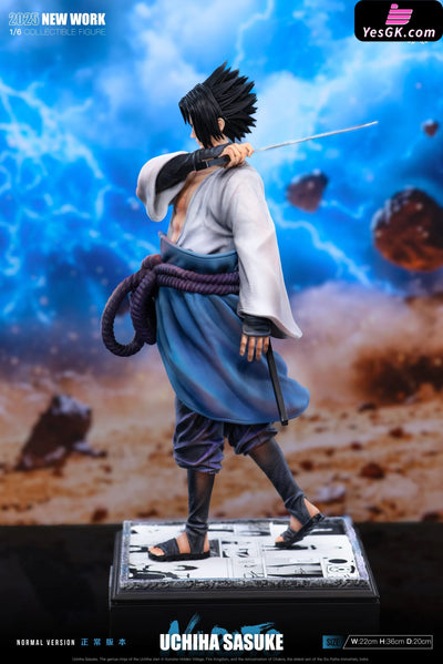 Huo Ying Uchiha Sasuke Life Series #1 White Clothes Uchiha Sasuke GK Statue - Nirvana Studio [Pre-Order] Huo Ying