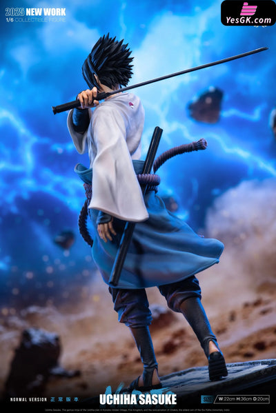 Huo Ying Uchiha Sasuke Life Series #1 White Clothes Uchiha Sasuke GK Statue - Nirvana Studio [Pre-Order] Huo Ying