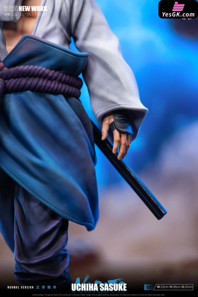 Huo Ying Uchiha Sasuke Life Series #1 White Clothes Uchiha Sasuke GK Statue - Nirvana Studio [Pre-Order] Huo Ying