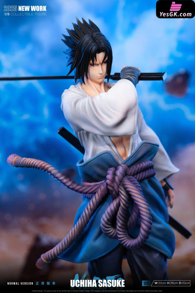Huo Ying Uchiha Sasuke Life Series #1 White Clothes Uchiha Sasuke GK Statue - Nirvana Studio [Pre-Order] Huo Ying