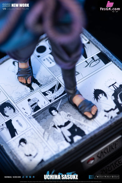 Huo Ying Uchiha Sasuke Life Series #1 White Clothes Uchiha Sasuke GK Statue - Nirvana Studio [Pre-Order] Huo Ying