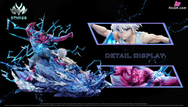 HxH Battle Series #1 Killua VS Menthuthuyoupi Statue - MY Studio [Pre-Order] - HxH