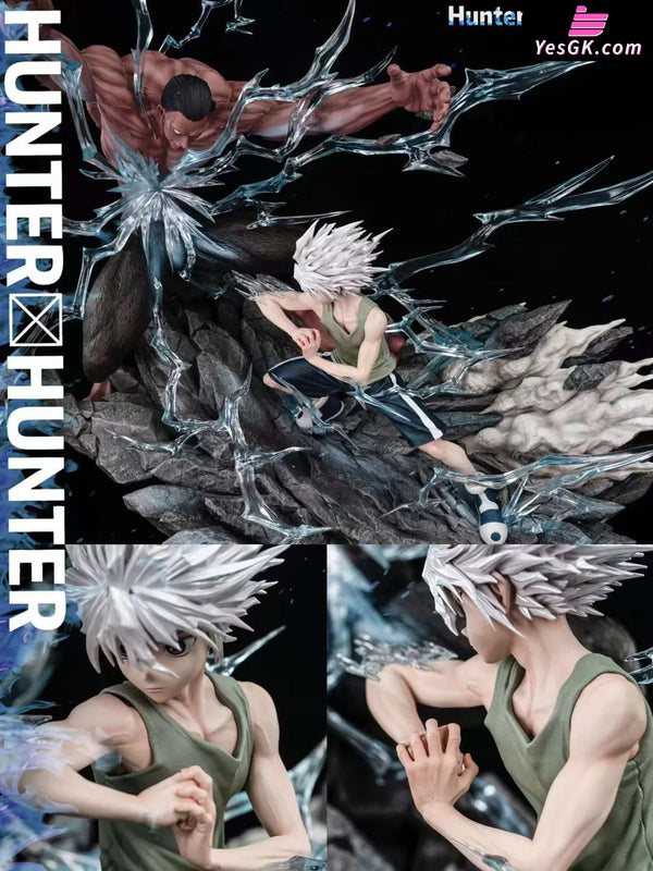 HxH Classic Scene Series #2 Killua Zoldyck VS Menthuthuyoupi Statue - Hunter Fan Studio [In-Stock] HxH