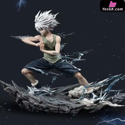 HxH Classic Scene Series #2 Killua Zoldyck VS Menthuthuyoupi Statue - Hunter Fan Studio [In-Stock] Full Payment / 1/6