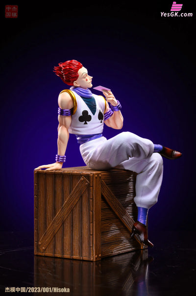HxH Hisoka Morow 1/6 GK Statue - JIE MO China Studio [In-Stock] Full Payment / White Color HxH