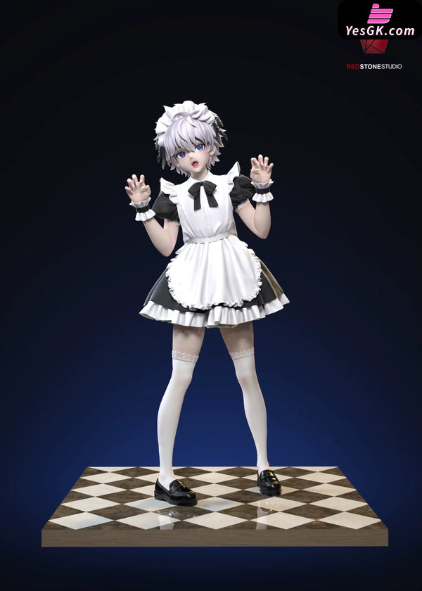 HxH Killua Zoldyck Black Walnut Wood Cabinet 1/6 GK Statue - RED Stone Studio [Pre-Order] - Deposit / Normal Version