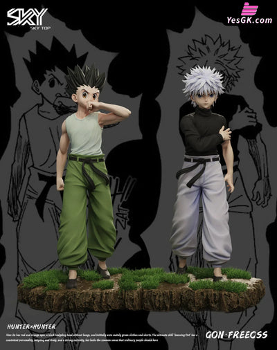 HxH Killua Zoldyck & Gon Freecss Resin Statue - Sky Top Studio [In-Stock] HxH