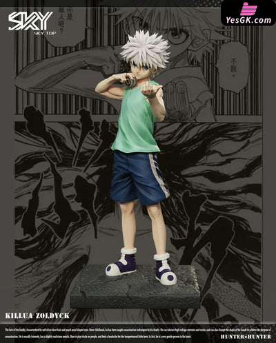 HxH Killua Zoldyck Resin Statue - Sky Top Studio [Pre-Order] Deposit / 1/4 Scale HxH