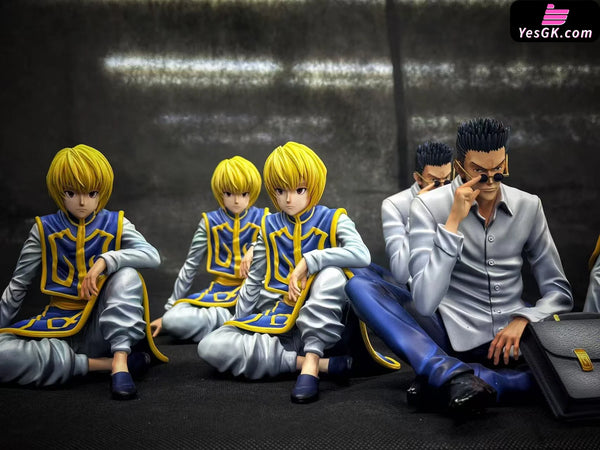 HxH Sitting Leorio & Curarpikt GK Statue - PG Studio [In-Stock] HxH