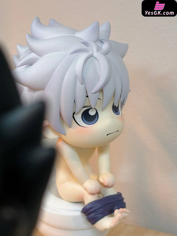 HxH Toilet Little Killua Resin Statue - Mini Studio [In-Stock] Full Payment HxH