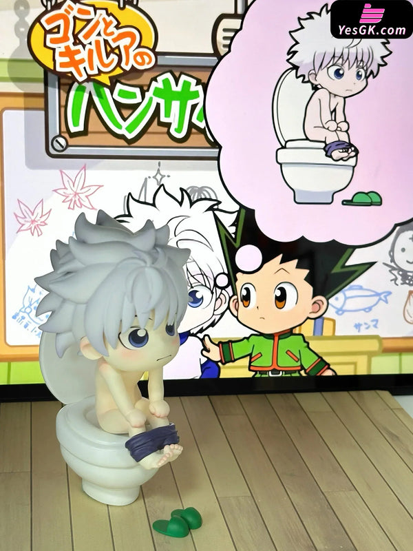HxH Toilet Little Killua Resin Statue - Mini Studio [In-Stock] Full Payment HxH
