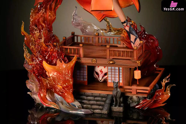 Hyakki Yagyo Series Fox Fire Statue - Fei She Zhang Studio