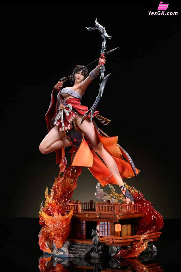 Hyakki Yagyo Series Fox Fire Statue - Fei She Zhang Studio