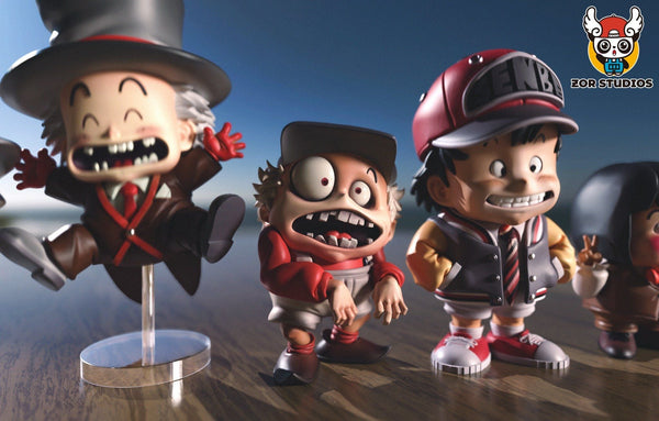 Dr. Slump Halloween Cover Pages Sitting in a Row #2 Arale GK Statue - ZOR Studio [Pre-Order]