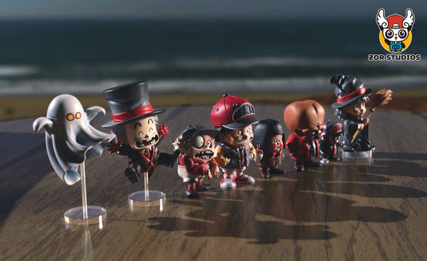 Dr. Slump Halloween Cover Pages Sitting in a Row #2 Arale GK Statue - ZOR Studio [Pre-Order]