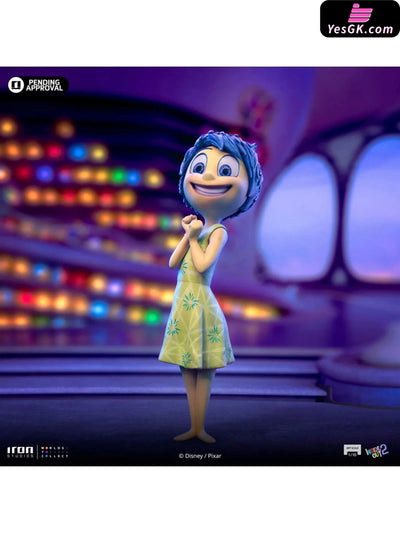 Inside Out 2 Joy Dsney112724-10 & Anxiety Dsney112824-10 (Licensed) Statue - Iron Studio