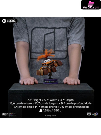 Inside Out 2 Joy Dsney112724-10 & Anxiety Dsney112824-10 (Licensed) Statue - Iron Studio