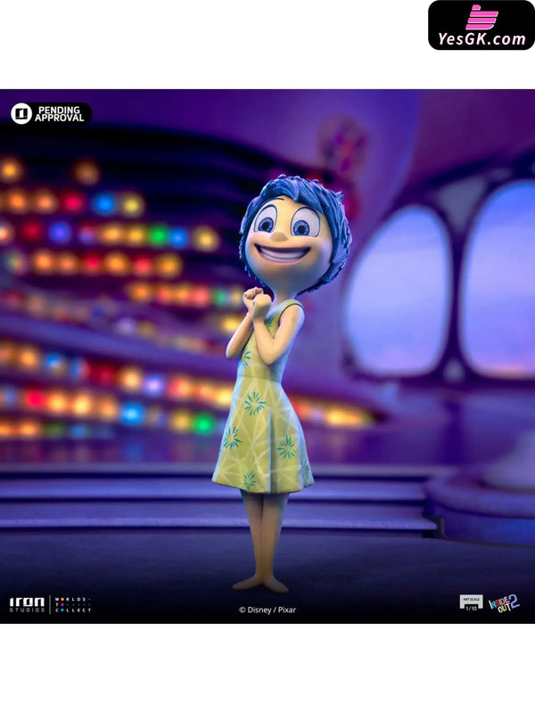 Inside Out 2 Joy Dsney112724-10 & Anxiety Dsney112824-10 (Licensed) Statue - Iron Studio