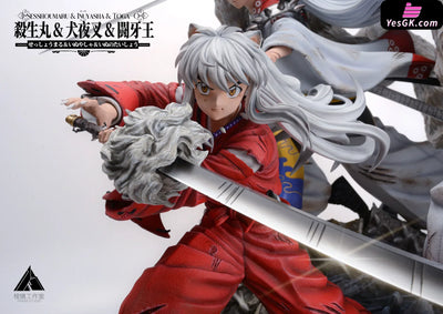INU-YASHA ’Father and Son’ Statue - Prism Studio [In-Stock] INU-YASHA