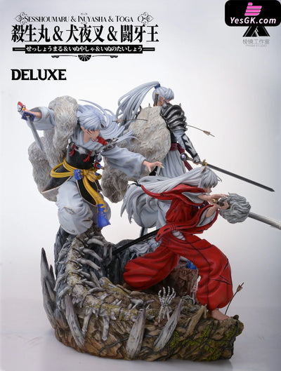 INU-YASHA ’Father and Son’ Statue - Prism Studio [In-Stock] INU-YASHA