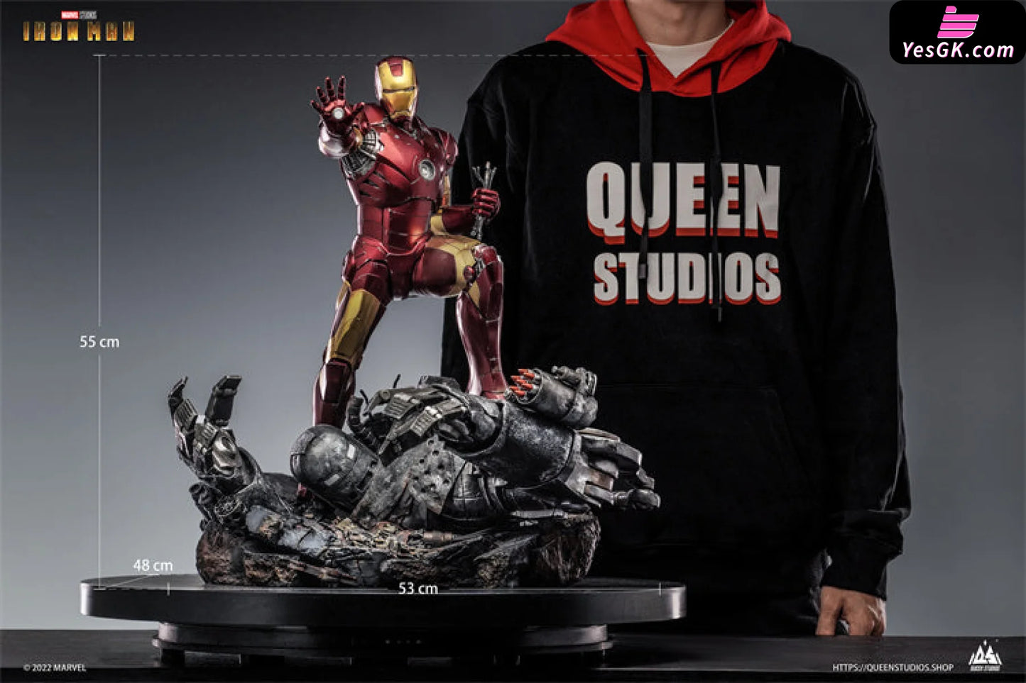 Iron Man Mark3 1/4 Scale Resin Statue - Queen Studio [Pre-Order]