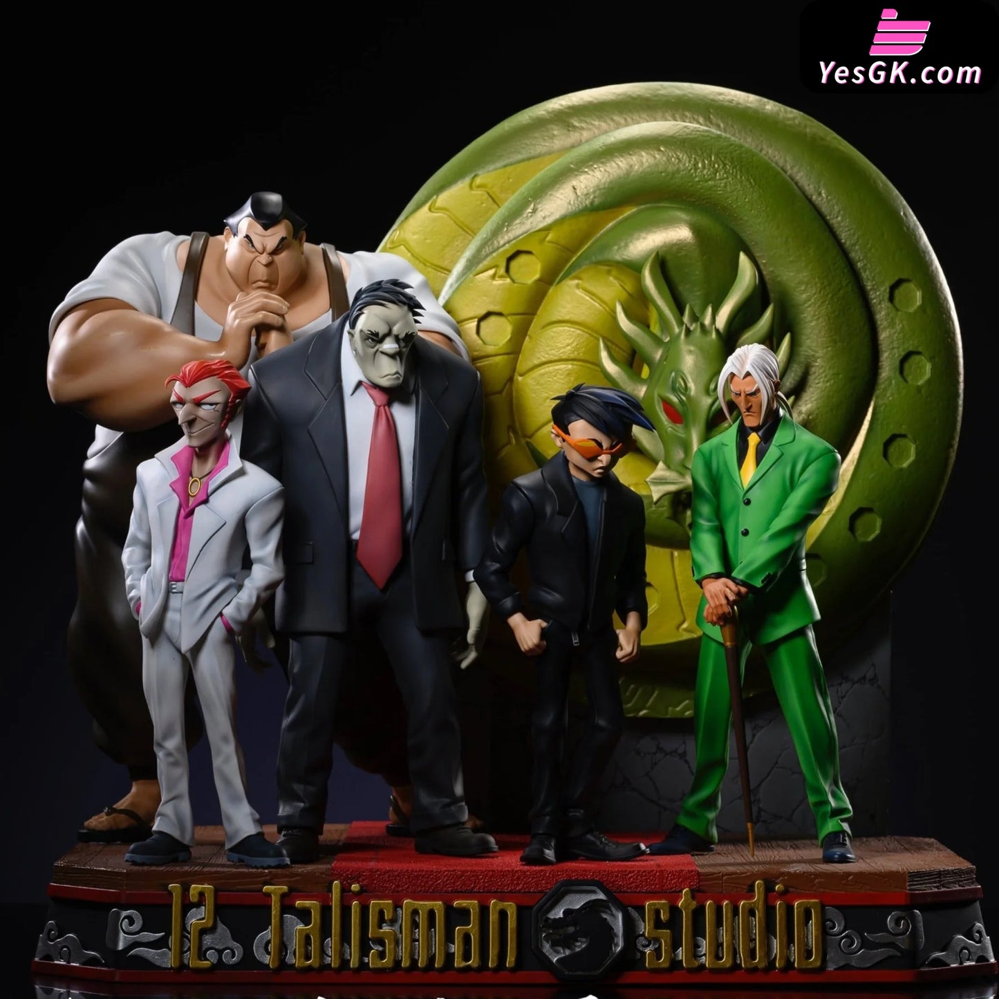 Jackie Chan Adventures Villain Trio Statue - 12 Talisman Studio [Pre-Order] Others