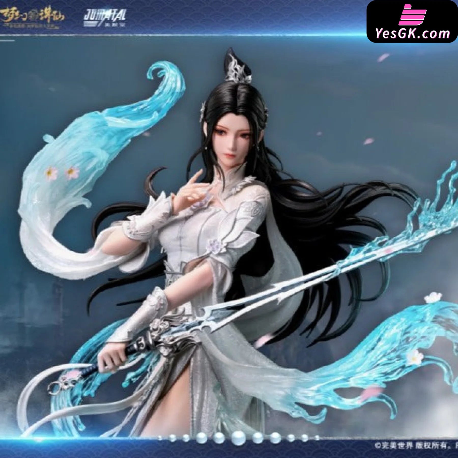 Jade Dynasty, video game, power, bonito, fantasy, jade, anime, weapon, long  hair, HD wallpaper | Peakpx