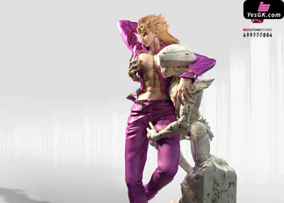 JOJO Giorno Giovanna Statue - RED stone Studio [In-Stock] JOJO