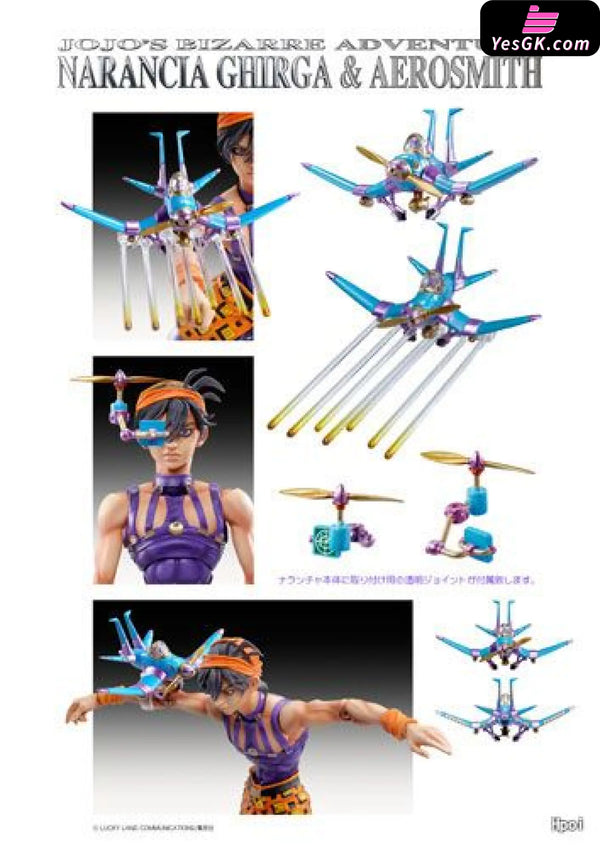 JOJO Golden Wind Narancha Ghirga (Licensed) Action Figure - MEDICOS-E Studio [Pre-Order] JOJO