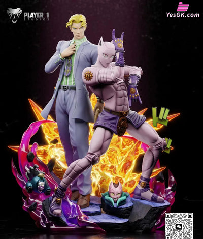 JOJO Yoshikage Kira Killer Quee Statue - Player 1 Studio [Pre-Order] Deposit / 1/6 Scale JOJO