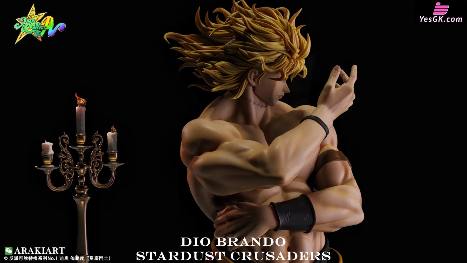 Jojos Bizarre Adventure Dio Brando Statue - Arakiart Studio [Pre-Order]