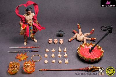 Journey To The West 1/12 Three Altars Sea Assembly Great God Nezha Third Prince Action Figure JX02501 JX02502 - Yuan