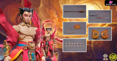 Journey To The West 1/12 Three Altars Sea Assembly Great God Nezha Third Prince Action Figure JX02501 JX02502 - Yuan