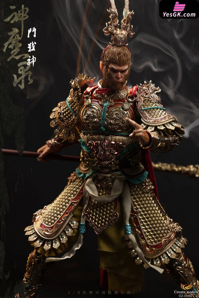 Journey to the West 1/6 Gods and Demons Series God of War Articulated Figure DZ-SH501 DZ-SH502 - Createmodels Studio