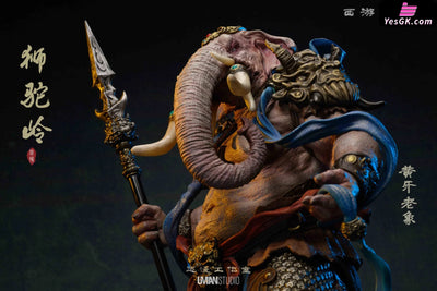 Journey To The West Lion Demon Ridge #2 Yellow Teeth Old Elephant Statue - Uman Studio [Pre - Order]