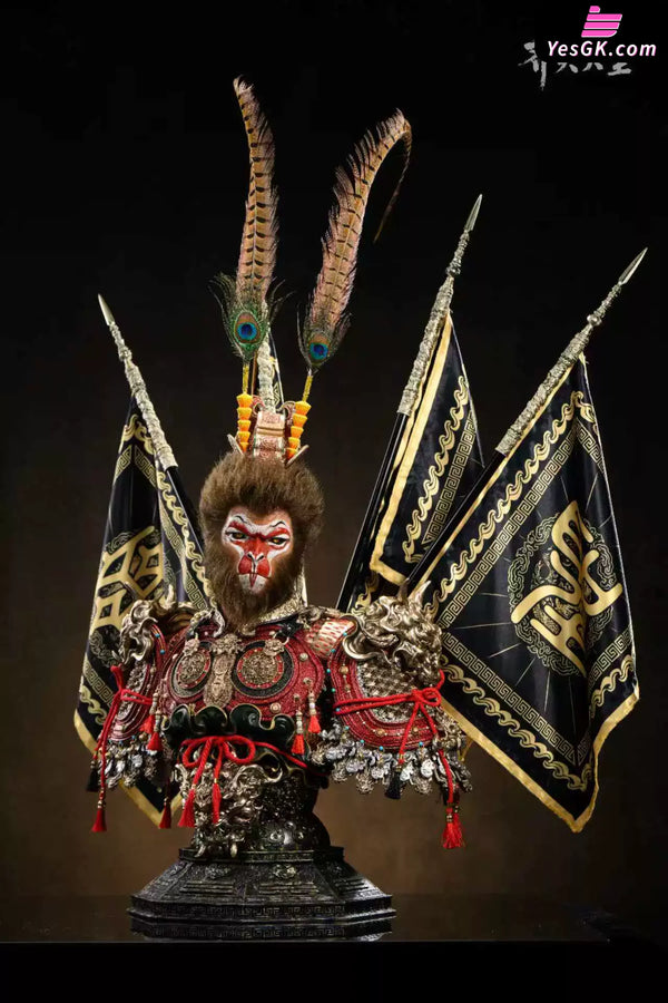Journey to the West Monkey King Half-Bust 1/2 GK Statue - Ju Xiang Studio [Pre-Order] - Deposit / Bust (With Facial