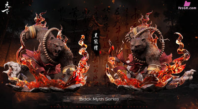 Journey to the West Series #2 Black Bear Spirit GK Statue - Tian Xia Studio [Pre-Order] Deposit / Transparent Color