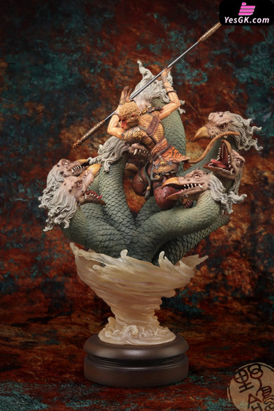 Journey To The West Sun Wukong Vs Nine Headed Bug Resin Statue - Wild Pigeon Studio [Pre - Order]