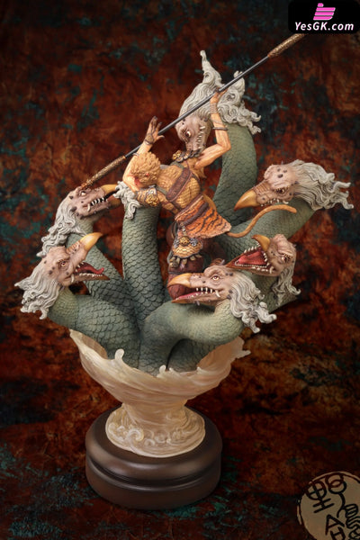 Journey To The West Sun Wukong Vs Nine Headed Bug Resin Statue - Wild Pigeon Studio [Pre - Order]