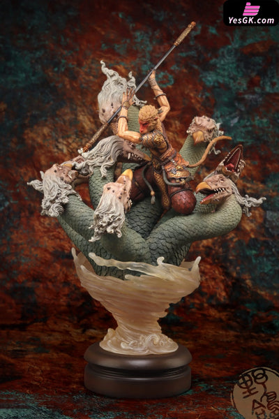 Journey To The West Sun Wukong Vs Nine Headed Bug Resin Statue - Wild Pigeon Studio [Pre - Order]