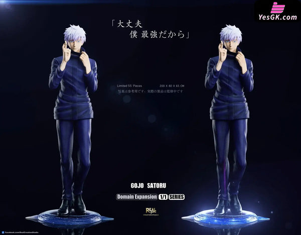 Jujutsu Kaisen 1/1 Gojo Satoru Full Body & Bust Statue - Real Creation Studio [Pre-Order]