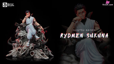 Jujutsu Kaisen 1st Sitting Fushiguro Megumi Sukuna Statue - Belief Studio [In-Stock] Jujutsu Kaisen