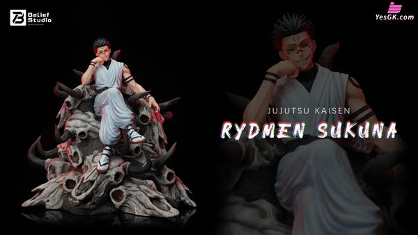Jujutsu Kaisen 1st Sitting Fushiguro Megumi Sukuna Statue - Belief Studio [In-Stock] Jujutsu Kaisen
