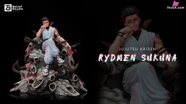Jujutsu Kaisen 1st Sitting Fushiguro Megumi Sukuna Statue - Belief Studio [In-Stock] Jujutsu Kaisen
