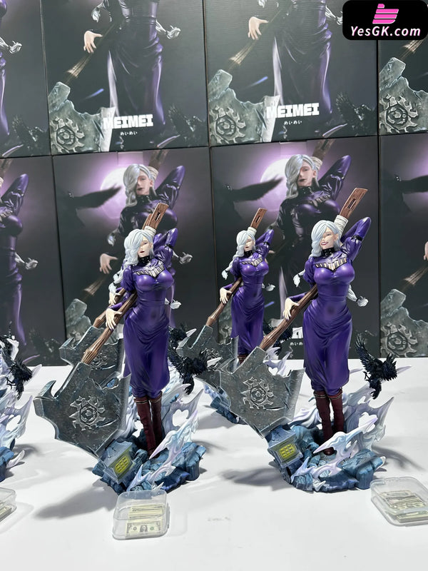 Jujutsu Kaisen #3 The White-Haired Axe Wielding Woman Mei Mei GK Statue - YQY Studio [In-Stock] - JujutsuKaisen