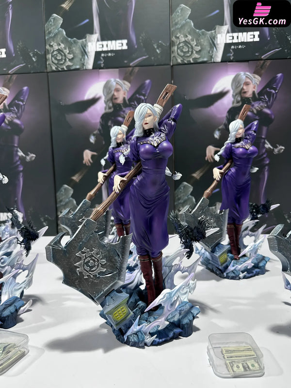 Jujutsu Kaisen #3 The White-Haired Axe Wielding Woman Mei Mei GK Statue - YQY Studio [In-Stock] - JujutsuKaisen
