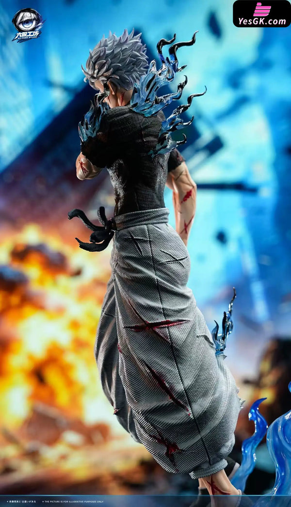 Jujutsu Kaisen Battle-Damaged Gojo Satoru Statue - Six Eyes Studio