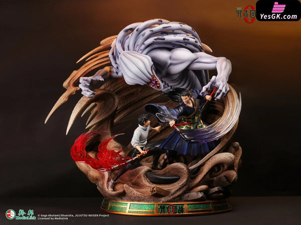 Jujutsu Kaisen: Battle of the Swords Yuta Okkotsu & Rika Orimoto vs Suguru Geto (Licensed) Statue - Manas Studio