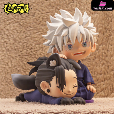 Jujutsu Kaisen Chibi Satoru Gojo & Suguru Geto Kimono Resin Statue - Miao Wu Studio [Pre-Order]