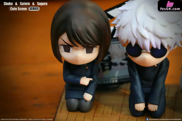 Jujutsu Kaisen Cute Scene Series #5 Trio Gojo & Geto & Shoko GK Statue - Real Creation Studio [Pre-Order] Jujutsu Kaisen